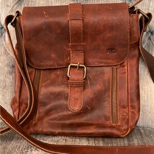 Mou Meraki Leather Crossbody Bag